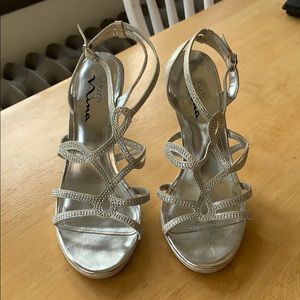 Silver Prom Shoes